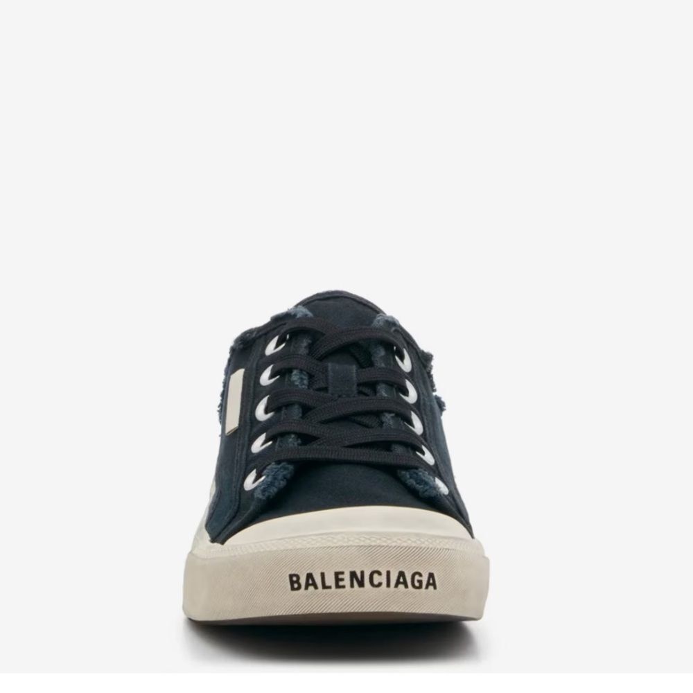 Balenciaga Black Mule Slip On Sneakers